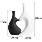 Vase Tendance Duo Cœur Design - Vignette | Vase Cute