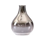 Vase Transparent Argenté Goutte d'Eau - Vignette | Vase Cute