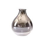 Vase Transparent Argenté Goutte d'Eau - Vignette | Vase Cute