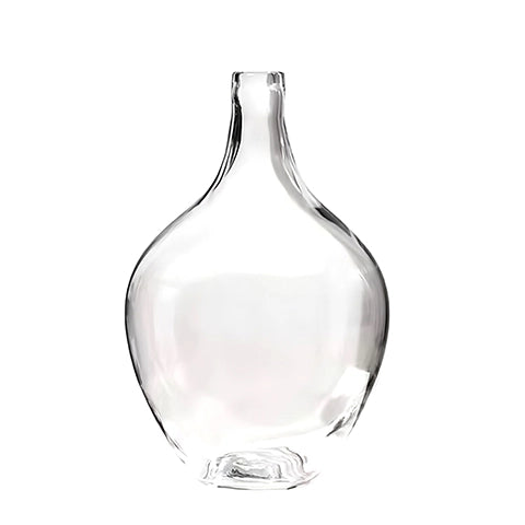 Vase transparent Dame Jeanne en verre modèle L.
