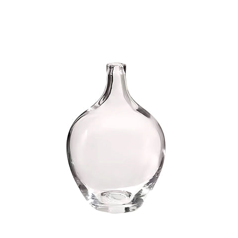 Vase transparent Dame Jeanne en verre modèle S.
