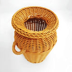 Vase Tressé Artisanal avec Anses - Vignette | Vase Cute