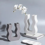 Vase U Ondulé Couleurs Variées - Vignette | Vase Cute