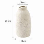 Vase Vintage Blanc Moucheté - Vignette | Vase Cute