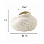 Vase Vintage Blanc Moucheté - Vignette | Vase Cute