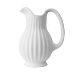 Vase Vintage Cruche Blanche Striée - Vignette | Vase Cute