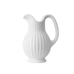 Vase Vintage Cruche Blanche Striée - Vignette | Vase Cute