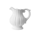Vase Vintage Cruche Blanche Striée - Vignette | Vase Cute