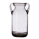 Vase Violet Verre Bullé avec Anses - Vignette | Vase Cute