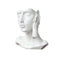 Vase visage femme esthétique en céramique modèle A blanc.