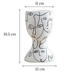 Vase Visages Abstraits Original - Vignette | Vase Cute
