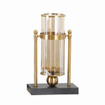 Grand Vase Transparent Cerclé sur Support - Vignette | Vase Cute