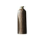 Vase artisanal marron aspect écorce rayée en Céramique style A
