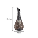 Vase Artisanal Vintage Motif Lotus - Vignette | Vase Cute