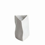 Vase Artistique Difforme Blanc Gris ou Kaki - Vignette | Vase Cute