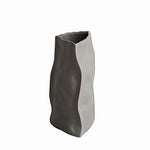 Vase Artistique Difforme Blanc Gris ou Kaki - Vignette | Vase Cute