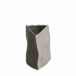 Vase Artistique Difforme Blanc Gris ou Kaki - Vignette | Vase Cute