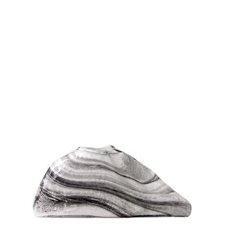 Vase originale paysage style chinois en Verre poli Style A