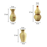 Vase Bambou Artisanal pour Fleurs Séchées - Vignette | Vase Cute