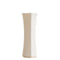 Vase blanc minimaliste trois motifs en Céramique décoratif Style A Blanc.