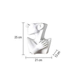 Vase Buste Femme Blanc Style Nordique - Vignette | Vase Cute