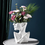 Vase Buste Femme Blanc Style Nordique - Vignette | Vase Cute