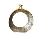 Vase Circulaire Argenté ou Doré - Vignette | Vase Cute