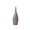 Vase classique élancé forme bouteille rayé en Céramique taille S.