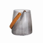 Vase Coloré avec Anse Imitation Cuir - Vignette | Vase Cute