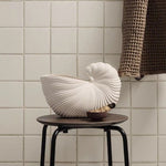 Vase Coquillage Blanc - Vignette | Vase Cute
