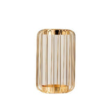 Vase Transparent Lanterne Dorée - Vignette | Vase Cute
