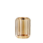 Vase Transparent Lanterne Dorée - Vignette | Vase Cute