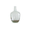Vase Dame Jeanne moderne transparent présentation modèle S sur fond blanc.