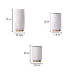 Vase Design Rayé Motif Marbre - Vignette | Vase Cute