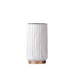 Vase Design Rayé Motif Marbre - Vignette | Vase Cute