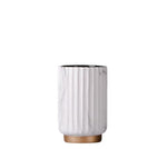 Vase Design Rayé Motif Marbre - Vignette | Vase Cute