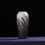 Vase en Céramique Artisanal Motif Herbes Folles - Vignette | Vase Cute
