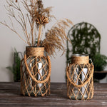 Vase Lanterne Tissage Filet de Pêche - Vignette | Vase Cute