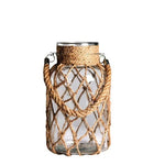 Vase Lanterne Tissage Filet de Pêche - Vignette | Vase Cute