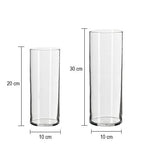 Vase Longiligne Transparent Décoratif - Vignette | Vase Cute