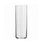Vase longiligne transparent décoratif en Verre modèle Grand