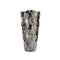 Vase luxueux reflet or ou gris en Cristal luxueux Modèle Gris Grand