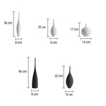 Vase Design Moderne Noir ou Blanc - Vignette | Vase Cute