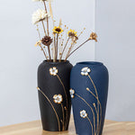 Vase Monochrome Bleu ou Noir - Vignette | Vase Cute