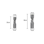 Vase Noir et Blanc Marin Décoration pour Bureau - Vignette | Vase Cute