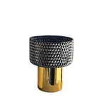 Vase Noir et Doré Luxueux - Vignette | Vase Cute