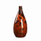 Vase rouge et noir effet porcelaine en Céramique modèle A 14cm