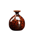 Vase Rouge et Noir Effet Porcelaine - Vignette | Vase Cute
