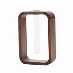 Vase Soliflore Cadre Rectangulaire en Noyer - Vignette | Vase Cute