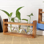 Vase Soliflore Cœur Encadrement Bois - Vignette | Vase Cute